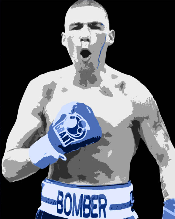 Tony Bellew Framed Canvas Print Signed 