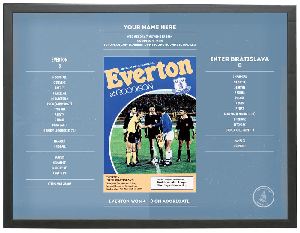 My First Match Print 30x40cm Frame