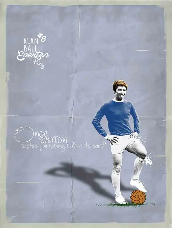 Alan Ball Retro Art Print