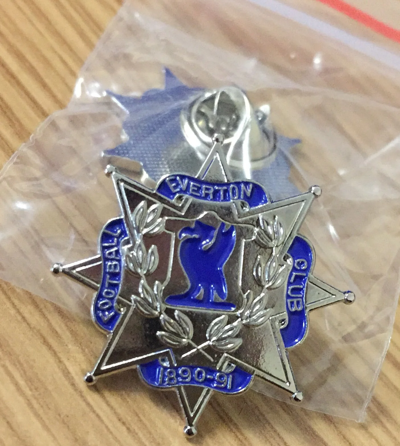 League champions 1890-91 enamel pin badge