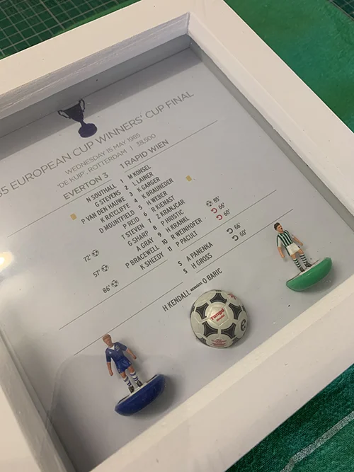 Everton v Rapid Wien Subbuteo Set