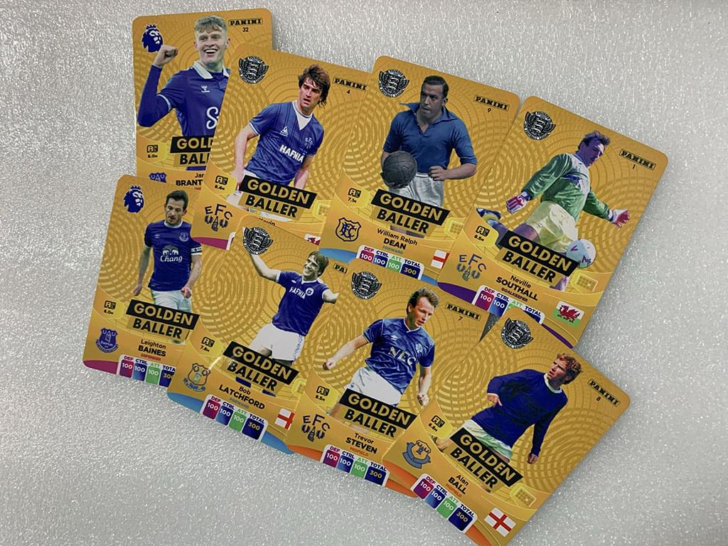 Everton Golden Baller Cards