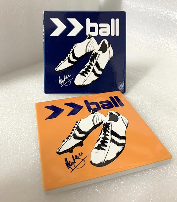 Ceramic Coaster - Alan Ball White Boots