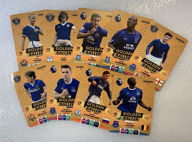 Everton Golden Baller Cards (Set II)