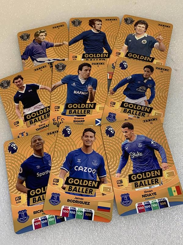 Everton Golden Baller Cards (Set III)